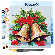 Afbeelding in Gallery-weergave laden, Mini Schilderen op Nummer met Frame - Kerstklokken