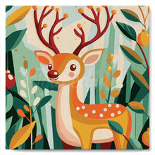 Afbeelding in Gallery-weergave laden, Mini Schilderen op Nummer met Frame - Gouden rendier