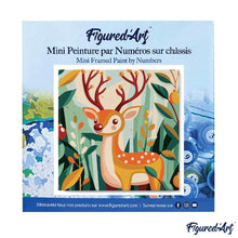 Afbeelding in Gallery-weergave laden, Mini Schilderen op Nummer met Frame - Gouden rendier