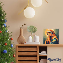 Afbeelding in Gallery-weergave laden, Mini Schilderen op Nummer met Frame - Biddende Maria