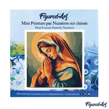 Afbeelding in Gallery-weergave laden, Mini Schilderen op Nummer met Frame - Biddende Maria