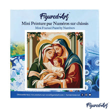 Afbeelding in Gallery-weergave laden, Mini Schilderen op Nummer met Frame - Heilige Familie