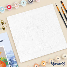 Afbeelding in Gallery-weergave laden, Mini Schilderen op Nummer met Frame - Kerstvrienden
