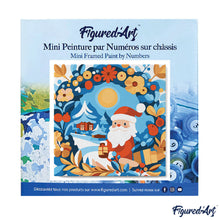 Afbeelding in Gallery-weergave laden, Mini Schilderen op Nummer met Frame - Krans en Kerstman