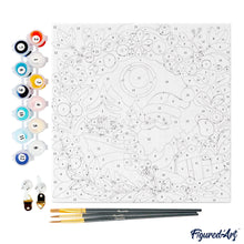 Afbeelding in Gallery-weergave laden, Mini Schilderen op Nummer met Frame - Krans en Kerstman