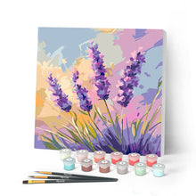 Afbeelding in Gallery-weergave laden, Mini Schilderen op Nummer met Frame - Lavendel