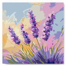 Afbeelding in Gallery-weergave laden, Mini Schilderen op Nummer met Frame - Lavendel