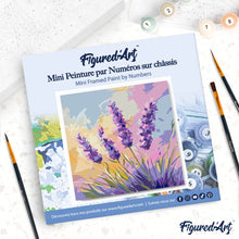 Afbeelding in Gallery-weergave laden, Mini Schilderen op Nummer met Frame - Lavendel