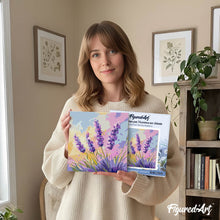 Afbeelding in Gallery-weergave laden, Mini Schilderen op Nummer met Frame - Lavendel