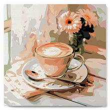 Afbeelding in Gallery-weergave laden, Mini Schilderen op Nummer met Frame - Ochtendkoffie