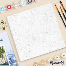 Afbeelding in Gallery-weergave laden, Mini Schilderen op Nummer met Frame - Rustige Blauwe Inham