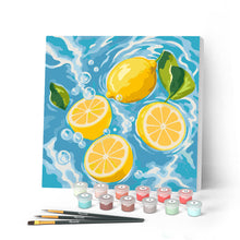 Afbeelding in Gallery-weergave laden, Mini Schilderen op Nummer met Frame - Citrusbries