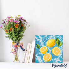 Afbeelding in Gallery-weergave laden, Mini Schilderen op Nummer met Frame - Citrusbries
