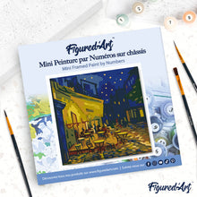 Afbeelding in Gallery-weergave laden, Mini Schilderen op Nummer met Frame - Van Gogh - Café Terras bij Nacht