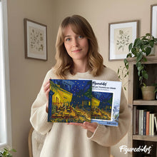 Afbeelding in Gallery-weergave laden, Mini Schilderen op Nummer met Frame - Van Gogh - Café Terras bij Nacht