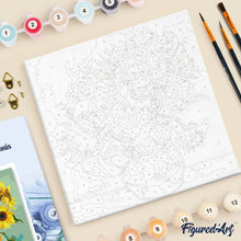 Afbeelding in Gallery-weergave laden, Mini Schilderen op Nummer met Frame - Van Gogh - Zonnebloemen
