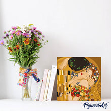 Afbeelding in Gallery-weergave laden, Mini Schilderen op Nummer met Frame - De kus - Klimt