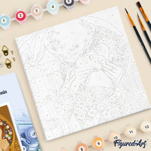 Afbeelding in Gallery-weergave laden, Mini Schilderen op Nummer met Frame - De kus - Klimt