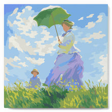 Afbeelding in Gallery-weergave laden, Mini Schilderen op Nummer met Frame - De wandeling - Monet