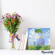 Afbeelding in Gallery-weergave laden, Mini Schilderen op Nummer met Frame - De wandeling - Monet