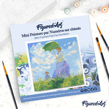 Afbeelding in Gallery-weergave laden, Mini Schilderen op Nummer met Frame - De wandeling - Monet