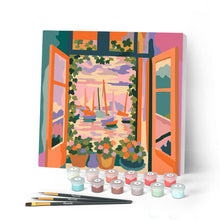 Afbeelding in Gallery-weergave laden, Mini Schilderen op Nummer met Frame - Het open raam - Matisse