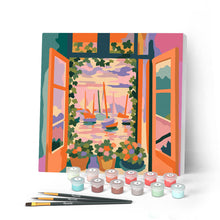 Afbeelding in Gallery-weergave laden, Mini Schilderen op Nummer met Frame - Het open raam - Matisse