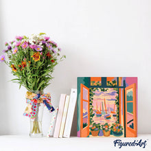 Afbeelding in Gallery-weergave laden, Mini Schilderen op Nummer met Frame - Het open raam - Matisse