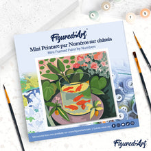 Afbeelding in Gallery-weergave laden, Mini Schilderen op Nummer met Frame - De goudvissen - Matisse
