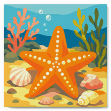 Afbeelding in Gallery-weergave laden, Mini Schilderen op Nummer met Frame - Zeester