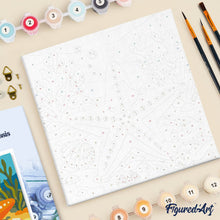 Afbeelding in Gallery-weergave laden, Mini Schilderen op Nummer met Frame - Zeester