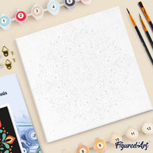 Afbeelding in Gallery-weergave laden, Mini Schilderen op Nummer met Frame - Herfstmandala