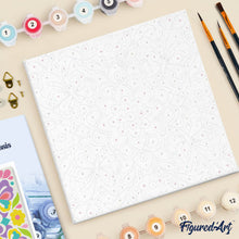 Afbeelding in Gallery-weergave laden, Mini Schilderen op Nummer met Frame - Vlindermandala