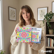 Afbeelding in Gallery-weergave laden, Mini Schilderen op Nummer met Frame - Vlindermandala