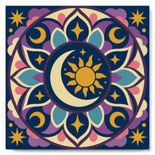 Afbeelding in Gallery-weergave laden, Mini Schilderen op Nummer met Frame - Hemelse mandala