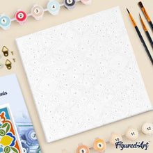 Afbeelding in Gallery-weergave laden, Mini Schilderen op Nummer met Frame - Citrusmandala