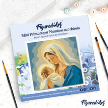 Afbeelding in Gallery-weergave laden, Mini Schilderen op Nummer met Frame - Maria-gebed