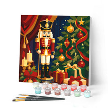 Afbeelding in Gallery-weergave laden, Mini Schilderen op Nummer met Frame - Kerstnotenkraker