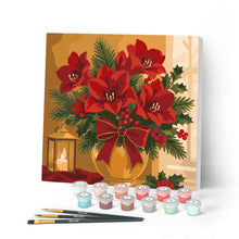 Afbeelding in Gallery-weergave laden, Mini Schilderen op Nummer met Frame - Kerststerren