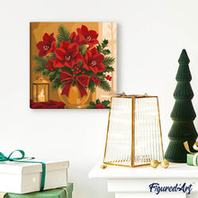 Afbeelding in Gallery-weergave laden, Mini Schilderen op Nummer met Frame - Kerststerren
