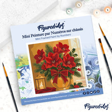 Afbeelding in Gallery-weergave laden, Mini Schilderen op Nummer met Frame - Kerststerren