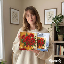 Afbeelding in Gallery-weergave laden, Mini Schilderen op Nummer met Frame - Kerststerren