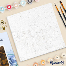 Afbeelding in Gallery-weergave laden, Mini Schilderen op Nummer met Frame - Kerststal