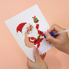 Afbeelding in Gallery-weergave laden, Mini Diamond Painting 15x20cm (6 stuks) - Feestelijke Kerst