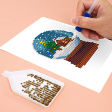 Afbeelding in Gallery-weergave laden, Mini Diamond Painting 15x20cm (6 stuks) - Feestelijke Kerst