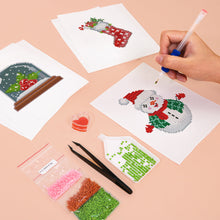 Afbeelding in Gallery-weergave laden, Mini Diamond Painting 15x20cm (6 stuks) - Klassiekers van Kerstmis