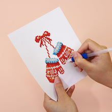 Afbeelding in Gallery-weergave laden, Mini Diamond Painting 15x20cm (6 stuks) - Klassiekers van Kerstmis