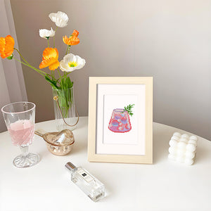 Mini Diamond Painting 15x20cm (6 stuks) - Verjaardagslekkernijen