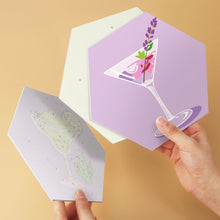 Afbeelding in Gallery-weergave laden, Mini Serie Schilderen op Nummer - Zeshoeken (6 stuks) - Pastelkleurige cocktailset