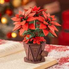Afbeelding in Gallery-weergave laden, 3D Puzzel - Poinsettia Figured'Art